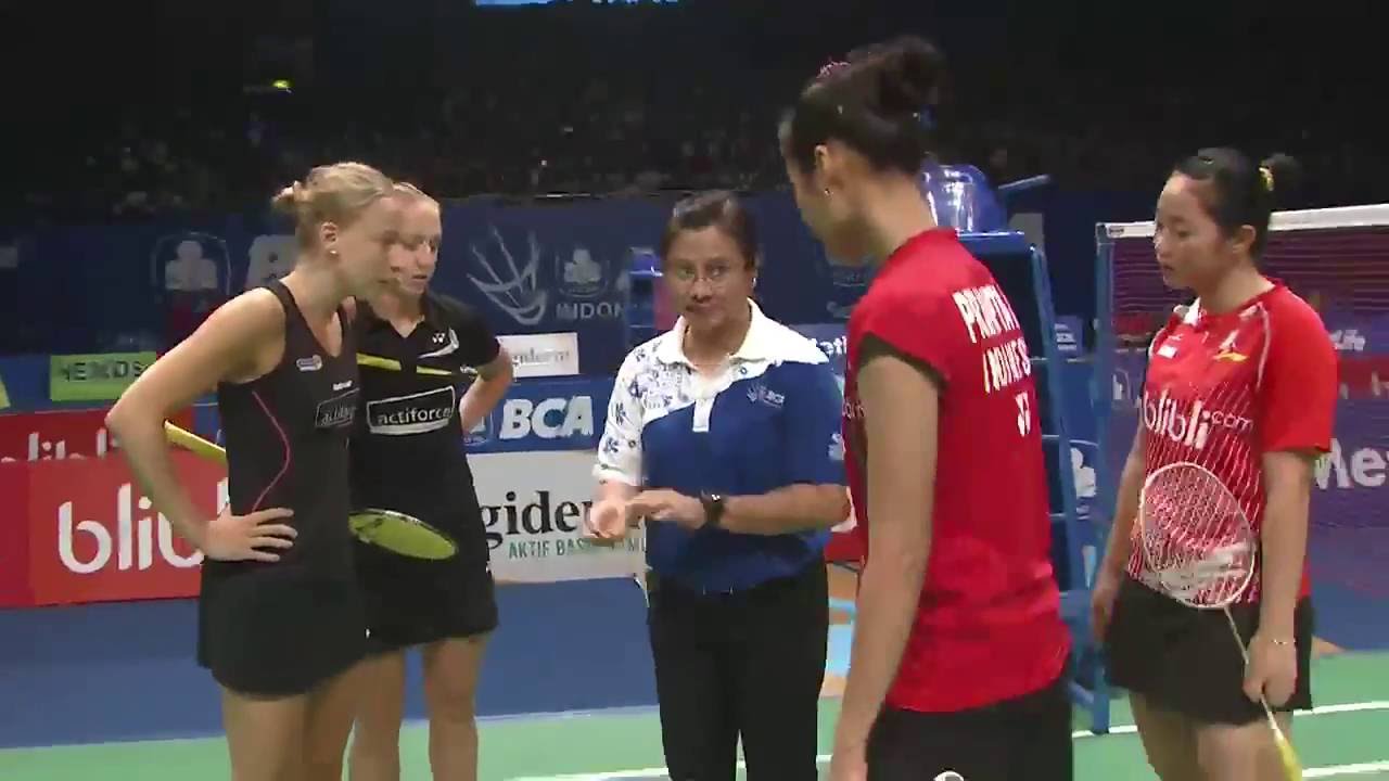 BCA Indonesia Open 2016 | Badminton QF M1-WD | Nur/Pra vs Mus/Piek