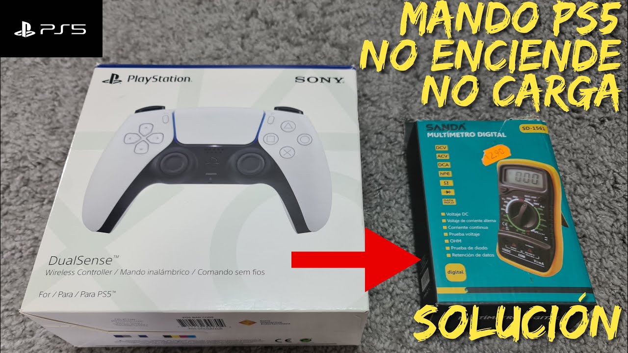 Mando PS5 No Enciende-No carga // Solución (Revisión, Consejos, Batería Mal)