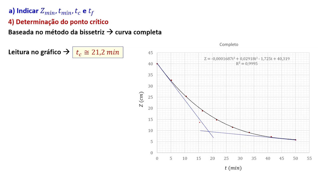 Sedimentação: Problema 3 (parte 1)