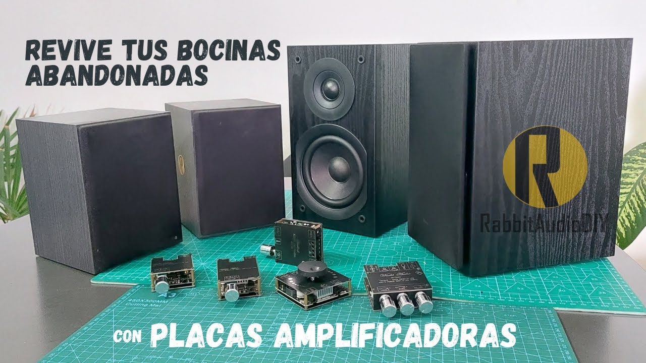 Placas Amplificadoras de Audio | Revive tus Altavoces abandonados #rabbitaudiodiy