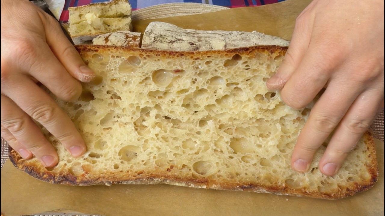 Das perfekte No-Knead Baguette: 5 Minuten Arbeit, über Nacht gehen lassen