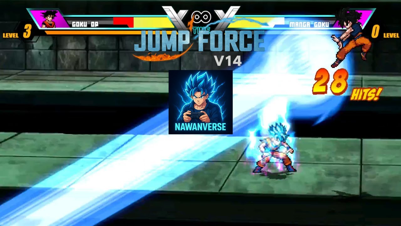 Jump Force Mugen V14 - Anime Battle Terheboh!! 🔥 Goku OP VS Manga Goku - Siapa Paling Kuat!?