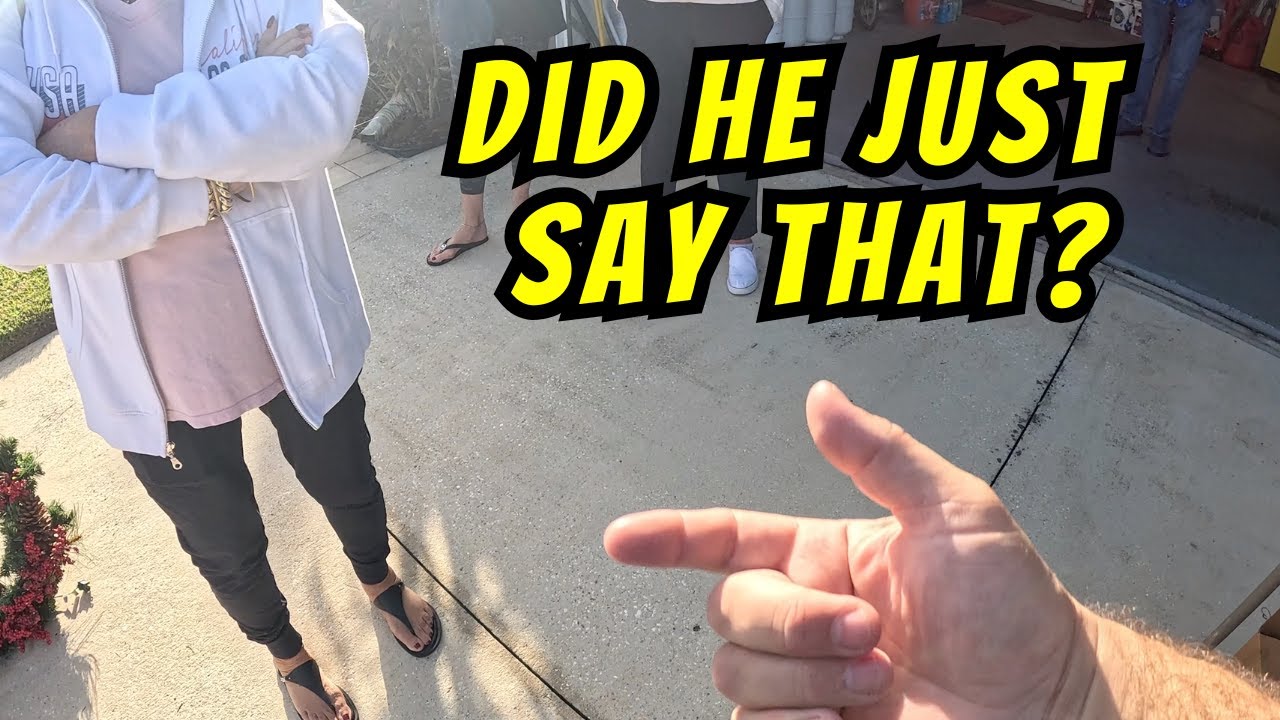 They Couldn't Believe How Inappropriate He Was At Their Garage Sale!