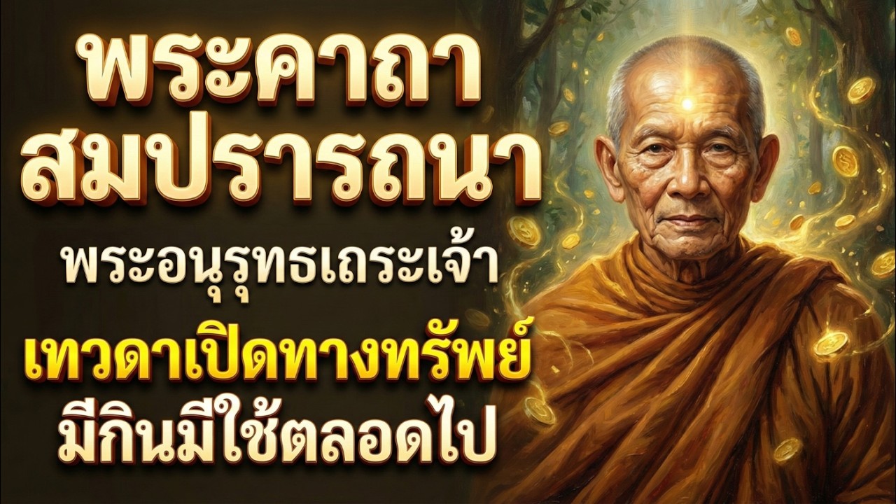 ชีวิตติดขัด ต้องฟังบทนี้ พระคาถาปลดหนี้ พลิกดวงร้ายกลายเป็นดี บารมีทิพยจักษุญาณ พระอนุรุทธเถระเจ้า
