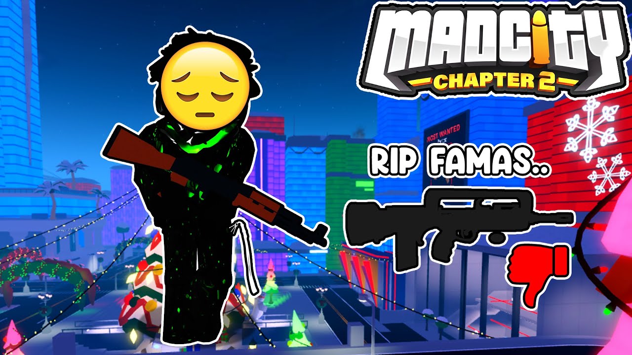 RIP FAMAS META in Roblox Mad City.. 😔