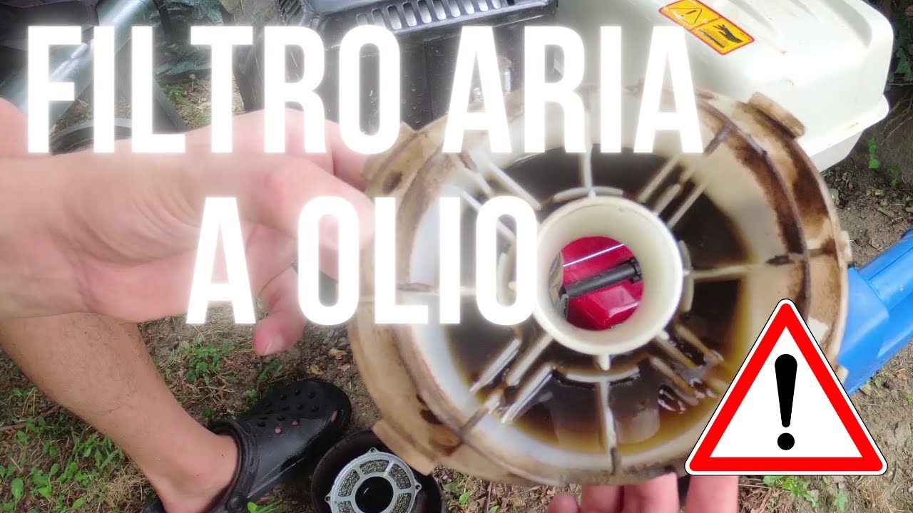 come PULIRE il FILTRO DELL'ARIA?  BCS 740-filtro-a-olio