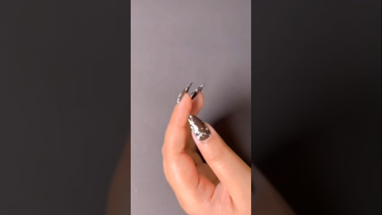 Easy and aesthetic cotton nail art for beginners at home 