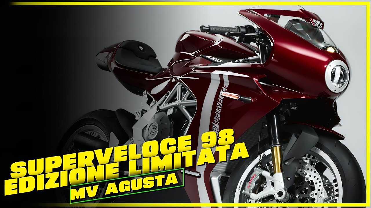 MV Agusta Superveloce 98 Edizione Limitata Unveiled! A ride through time