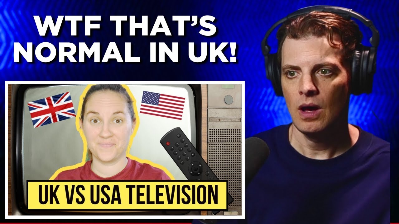 Реакция американцев на 7 различий между телевидением Великобритании и США!