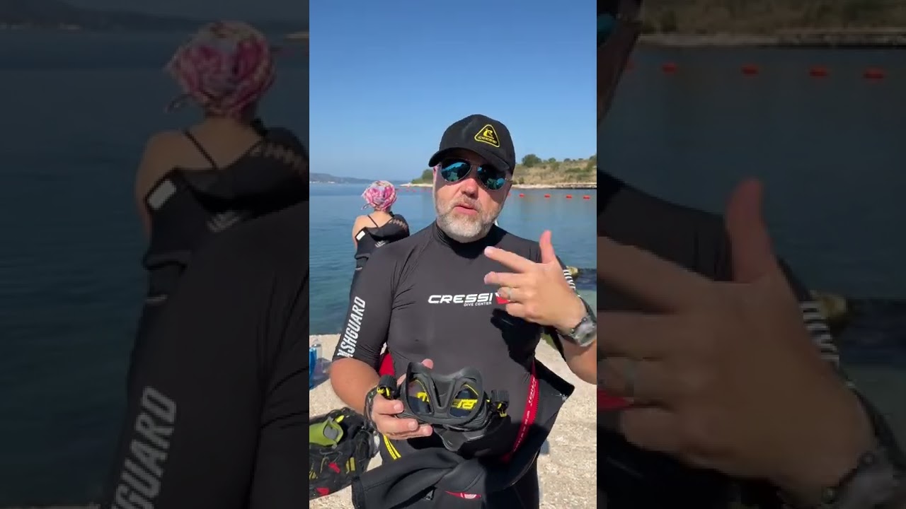 New Cressi Quantum Scuba mask.