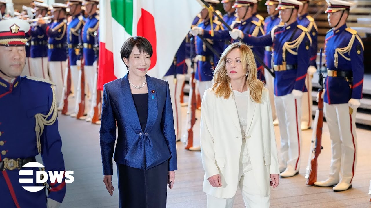 FULL GUARD OF HONOUR: Italy PM Giorgia Meloni Spectacular Welcomed by Japan's Takaichi, Japan | AC1Z