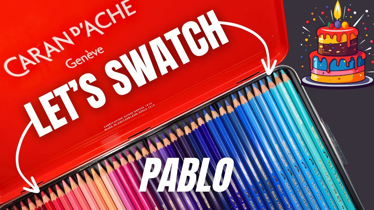 Caran d'Ache Pablo Colored Pencil Set (120) | Swatch & Chat
