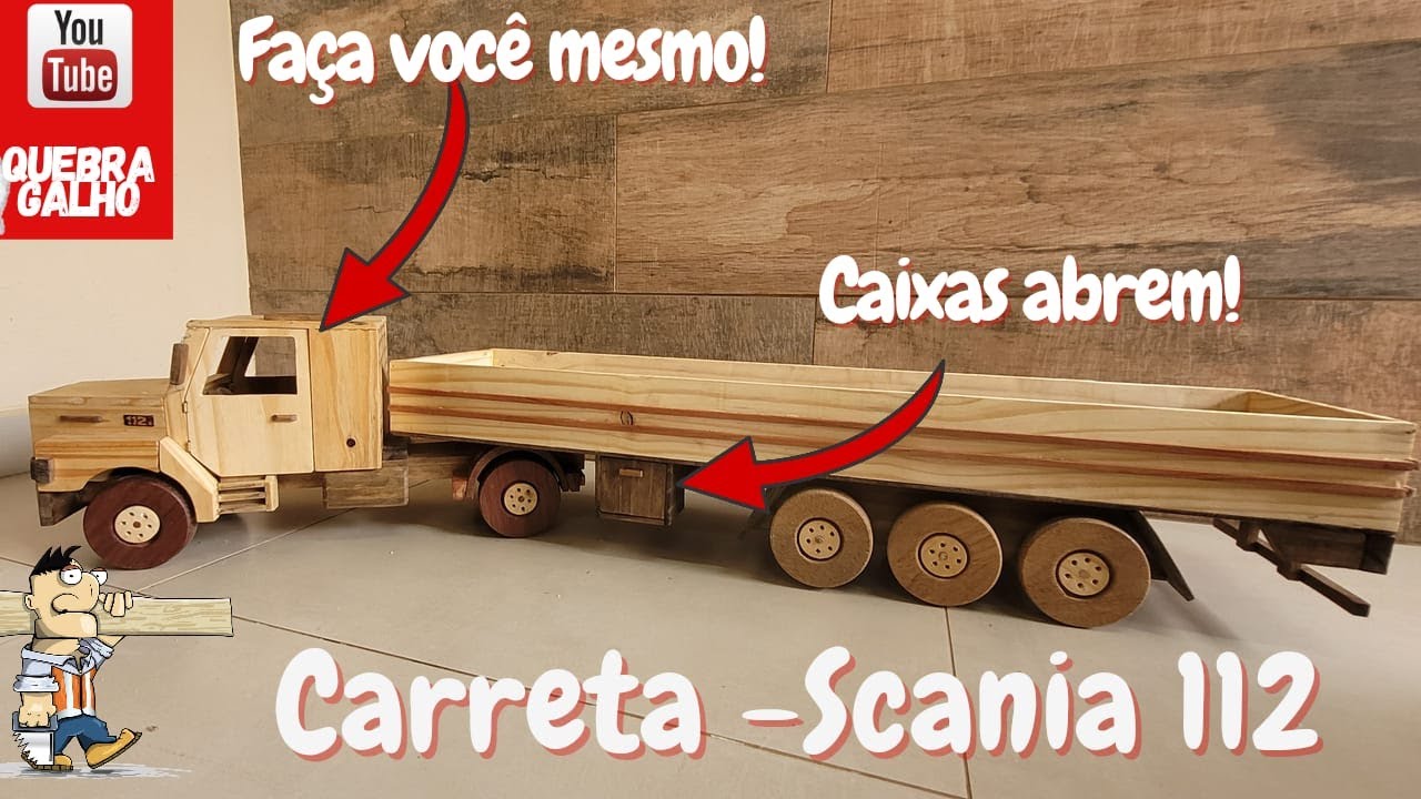 Carreta Scania 112  - Como Fazer !