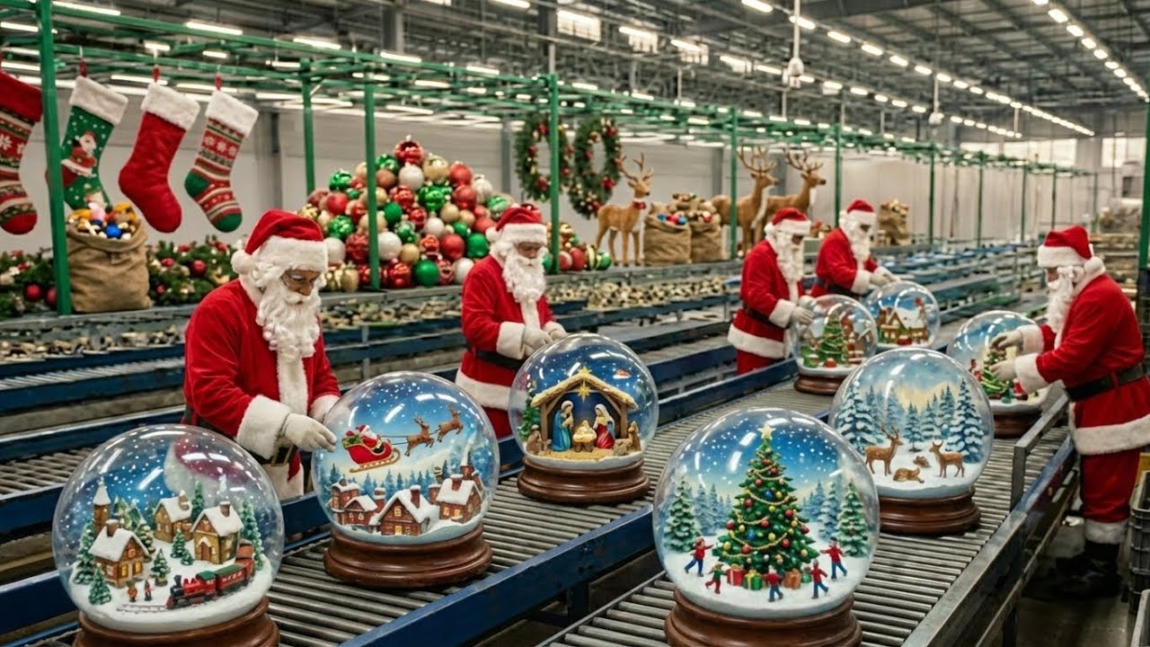 From Hot Glass to Frozen Scenes How Christmas Snow Globes Come to Life