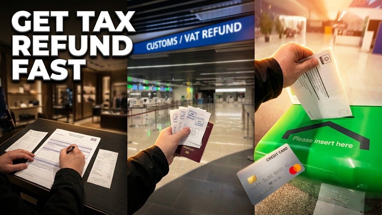 How to do Tax Refund at Rome Italy Airport Customs?