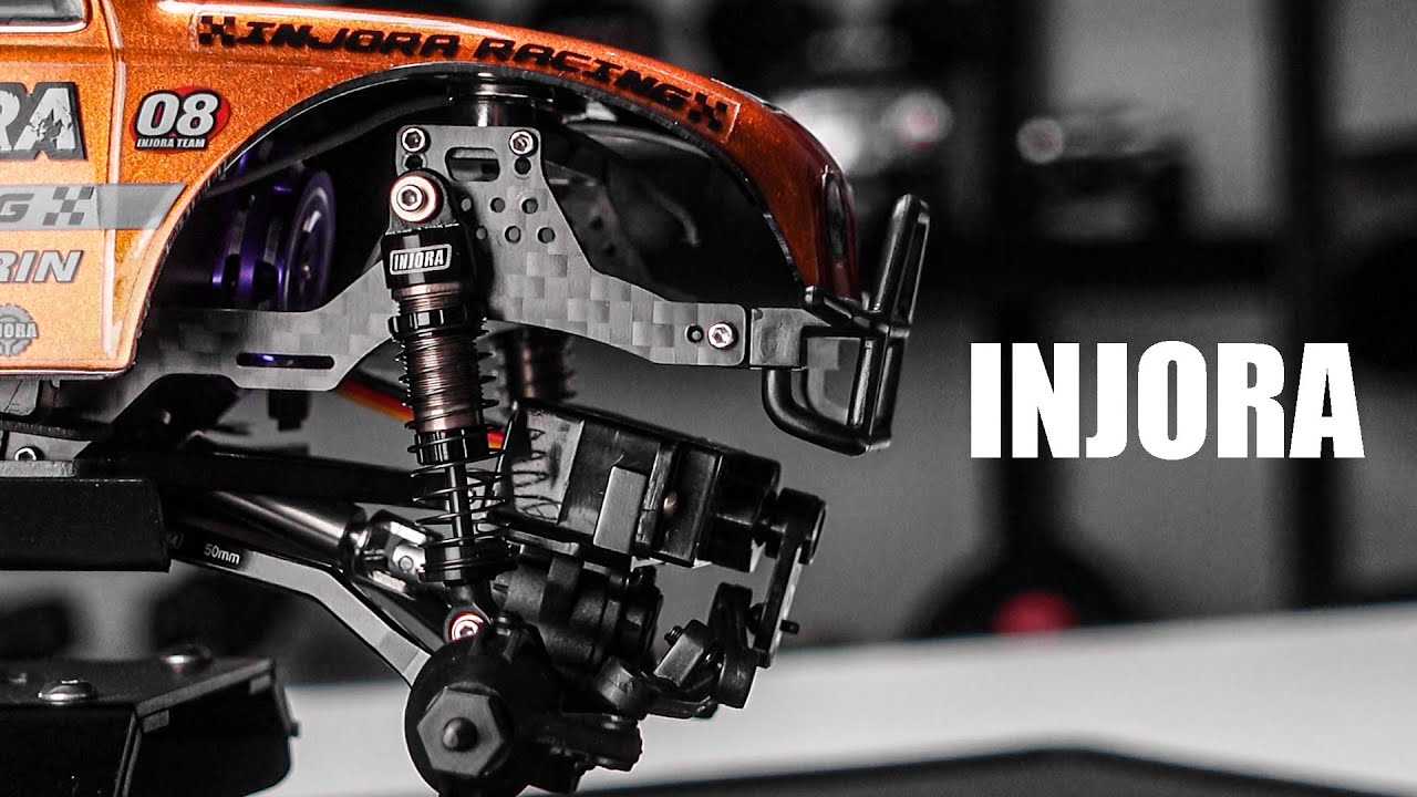 INJORA 40mm Big Bore Oil Shocks for 1/24 SCX24 FCX24M