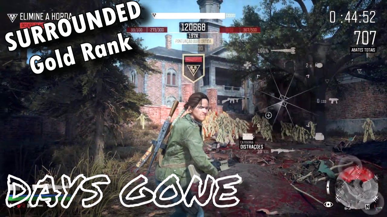 Days Gone - Desafio CERCADO Rank Ouro