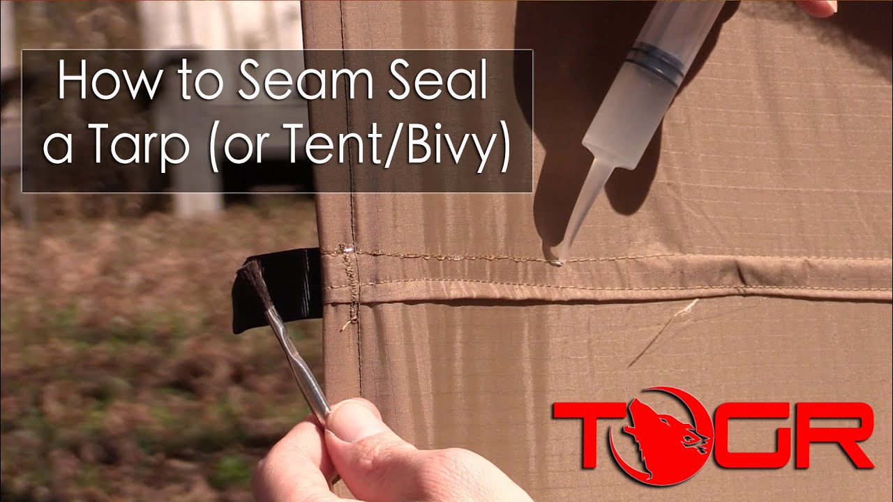 How to Seam Seal a Tarp (or Tent/Bivy)