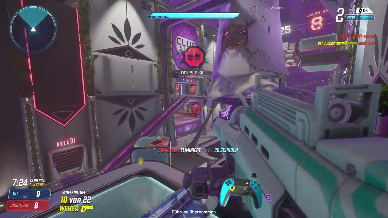Splitgate | Ps5 Controller (gyro/motion aiming) | No Aim Assist | Gun Game