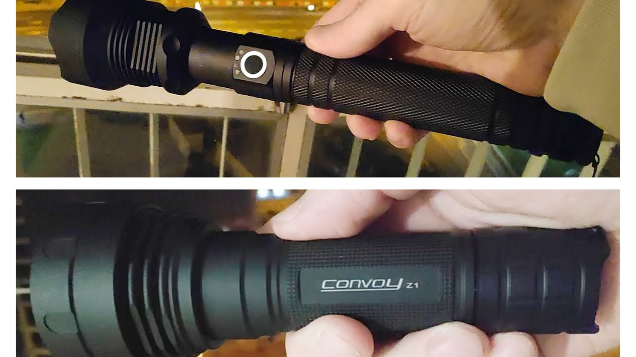 XANES 1282 XHP70 Vs Convoy Z1 SST40 Flashlight - Outdoor Test