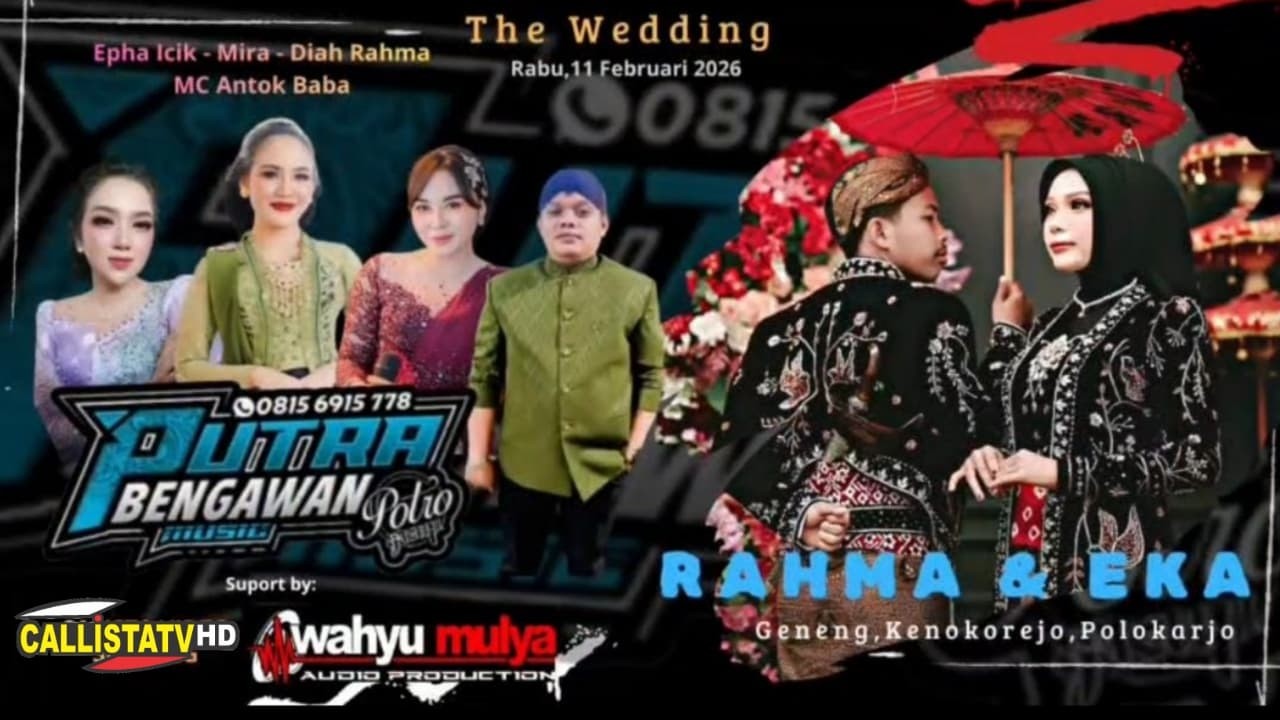 LIVE CS. PUTRA BENGAWAN/WEDDING RAHMA & EKA/GENENG, KENOKOREJO/WAHYU MULYA AUDIO/11 FEBRUARI 2026