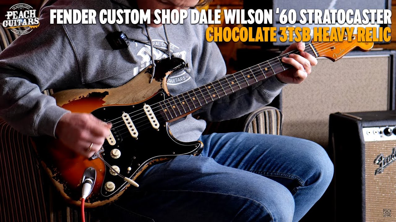 Fender Custom Shop Dale Wilson Masterbuilt '60 Strat Heavy Relic HSS Choc 3-Tone Sunburst