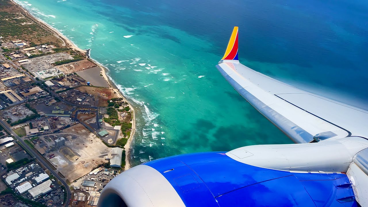Awesome Honolulu Landing – Southwest Airlines – Boeing 737-8 Max – HNL – N8741L – SCS Ep. 672