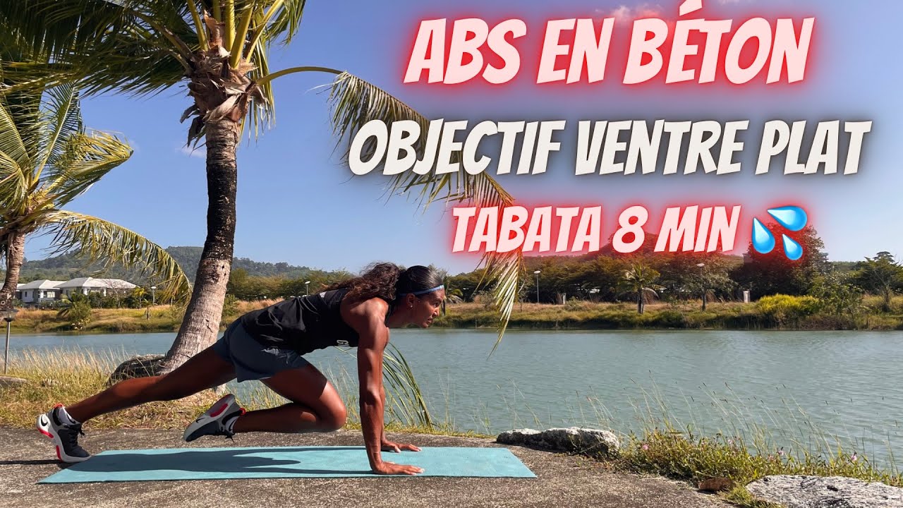 Abdos challenge / Objectif ventre plat ✌🏽 |Tabata 8 min  🔥