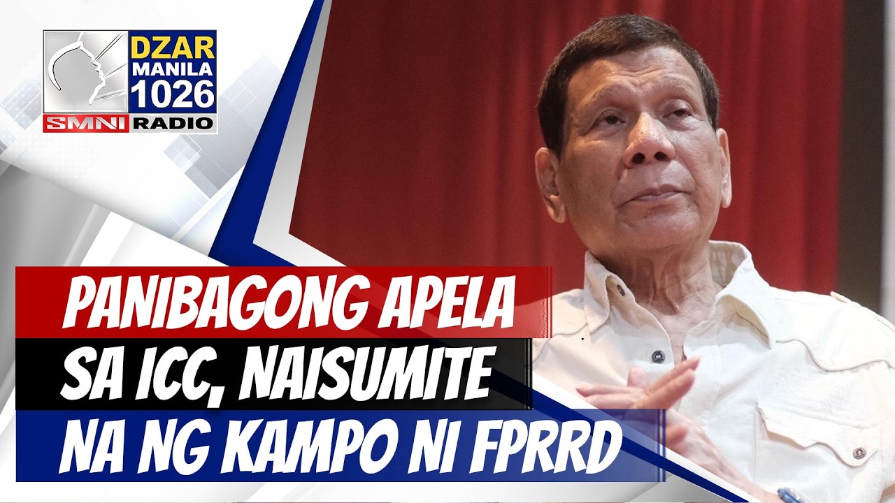 #SMNIRadioNewsblast: Panibagong apela sa ICC, naisumite na ng kampo ni FPRRD