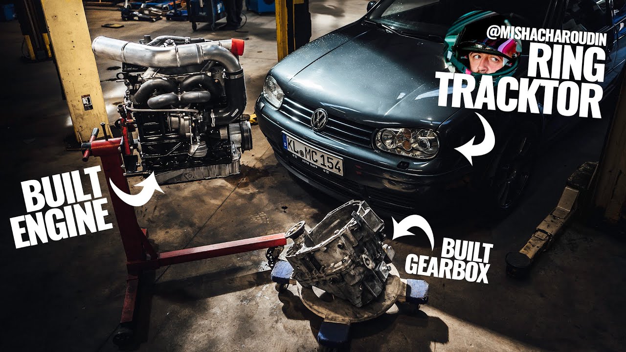 Fitting @Misha Charoudin's Ring Ready 1.9 TDI 8V PD Engine and Gearbox!