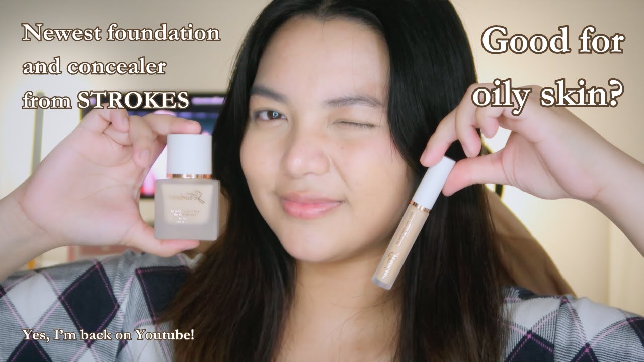 Strokes Soft Veil Foundation & Spot Veil Concealer Review and 10-hour Wear Test on OILY SKIN | RIN