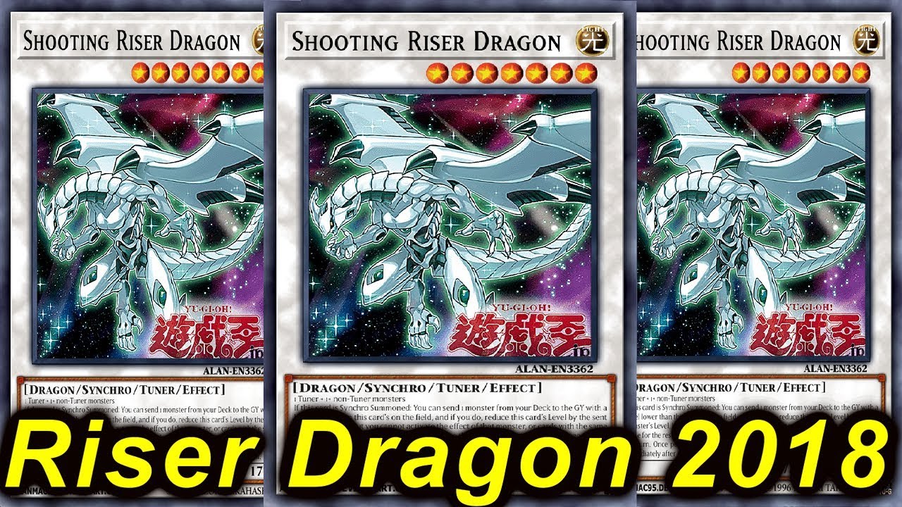 【YGOPRO】SHOOTING RISER DRAGON DECK 2018