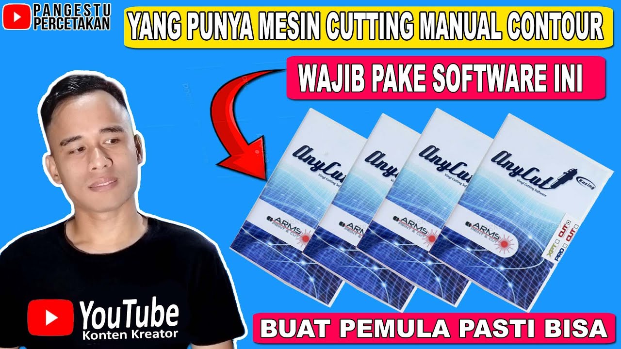Научитесь вырезать наклейки с помощью Anycut Jinka Manual Contour | Учебное пособие по печати