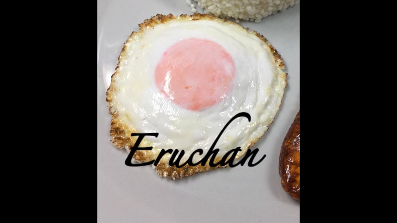 Como hacer Huevo frito con porcelana fria