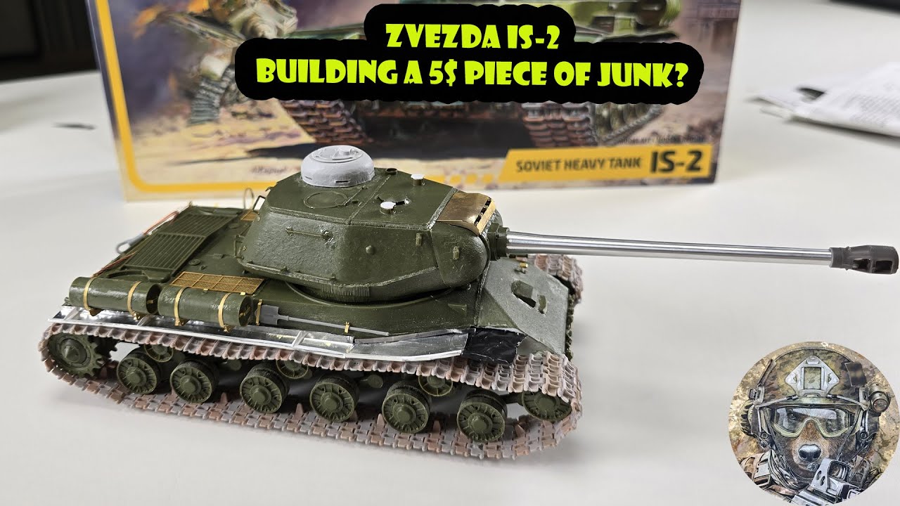 1/35 IS-2 tank from Zvezda trying to improve a 5$ kit !