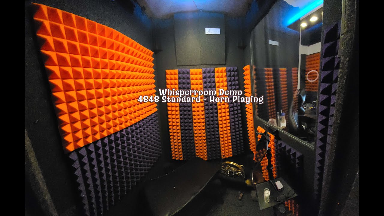 WhisperRoom Demo - In a condo, with a horn.