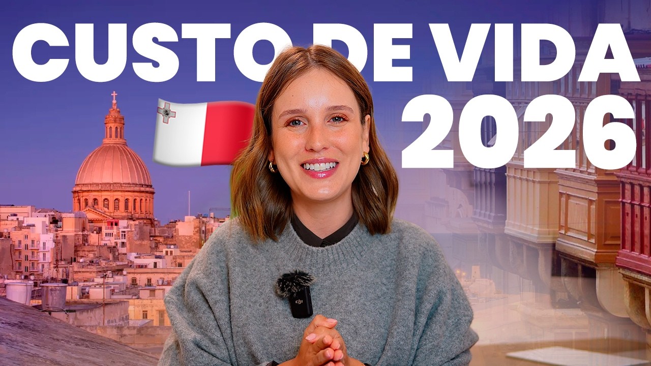 CUSTO DE VIDA EM MALTA 2026: Renda mensal, aluguel, mercado e mais!