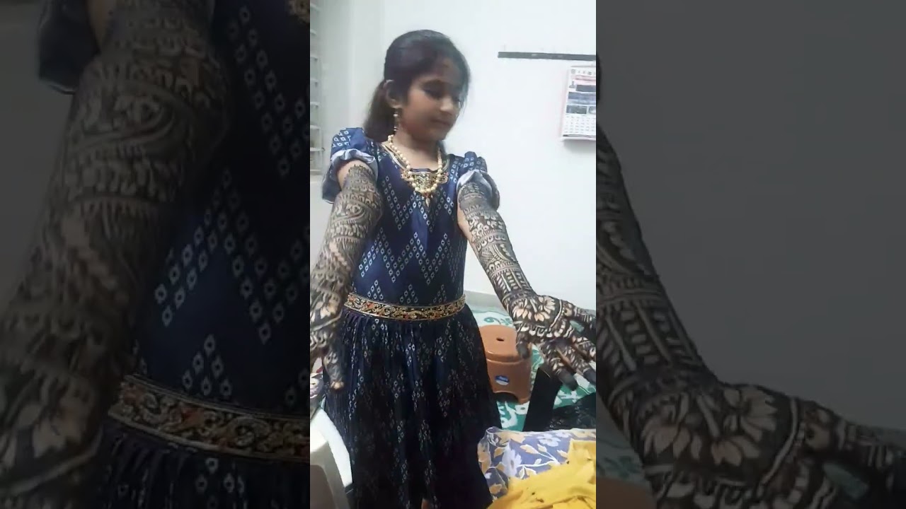 Full hand bridal mehandi design for saree function