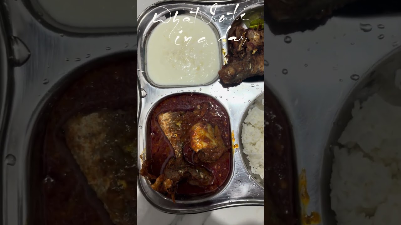 What I ate in a day 