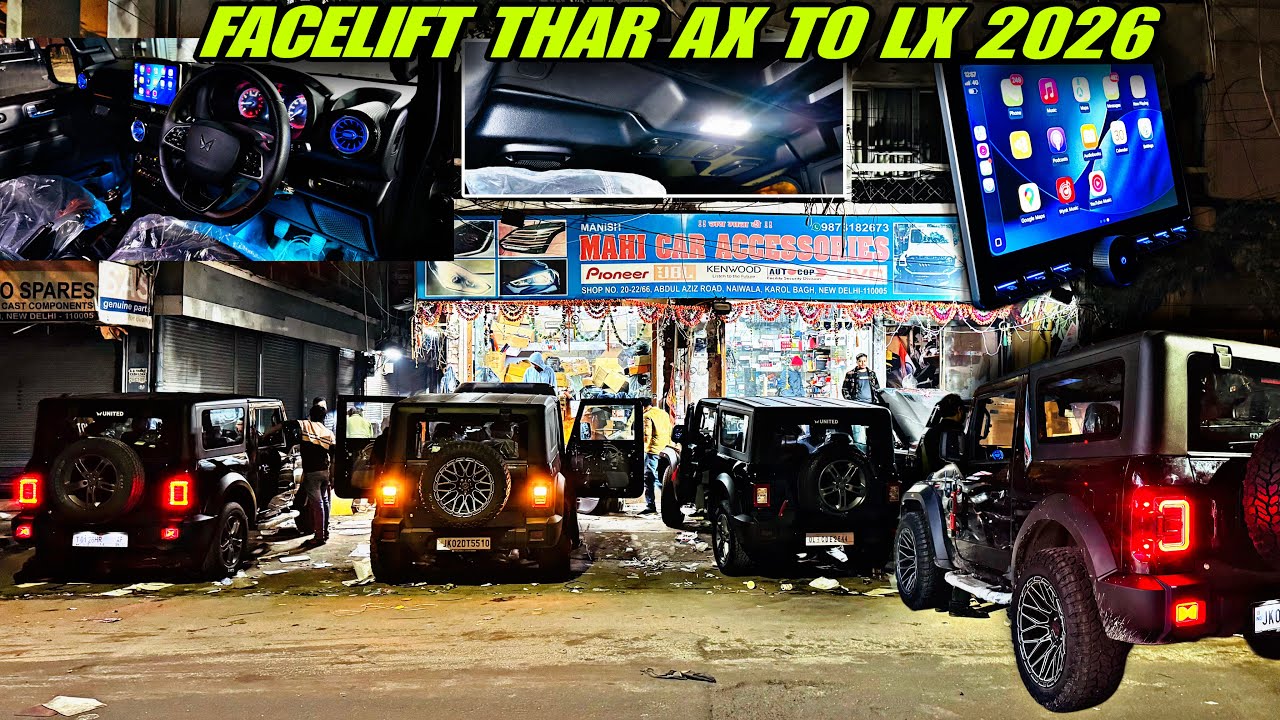 Facelift Modified Thar | Thar modification 🤩 Thar modification with Price  😱