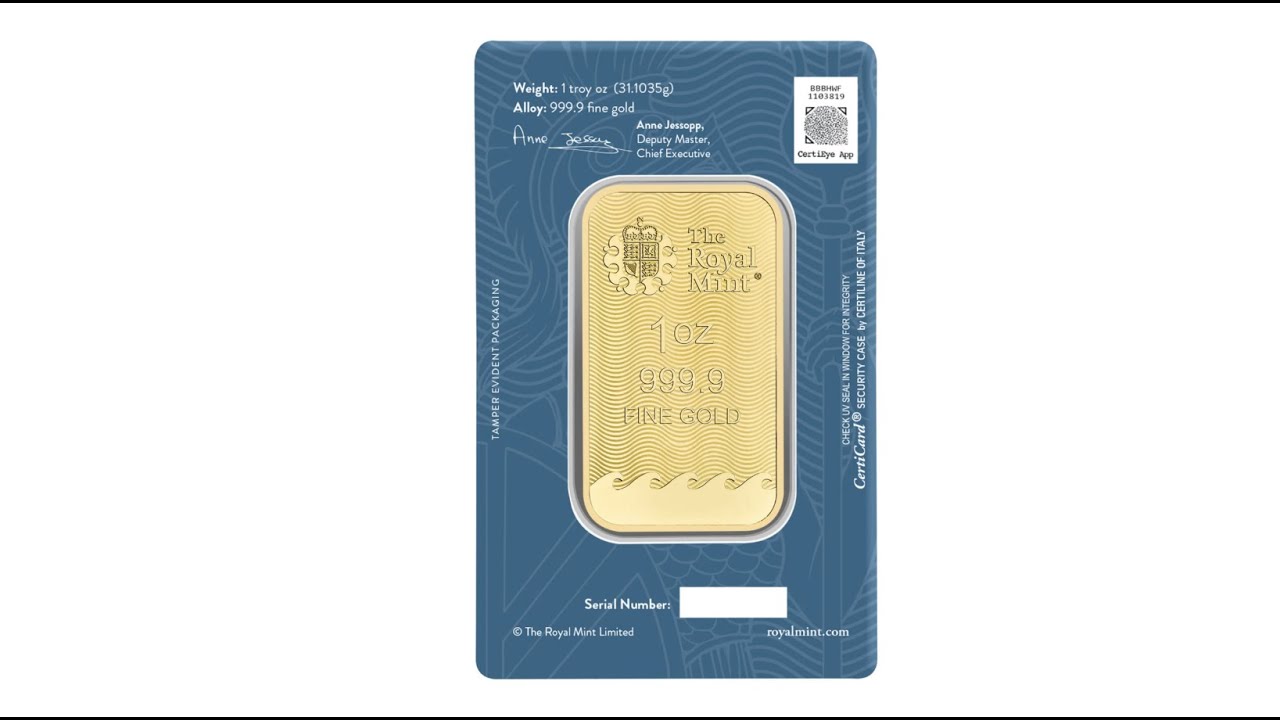 This Gold Bar Is a Masterpiece &ndash; The 2025 Britannia 1 oz Gold Bar Up Close! 🏛️✨