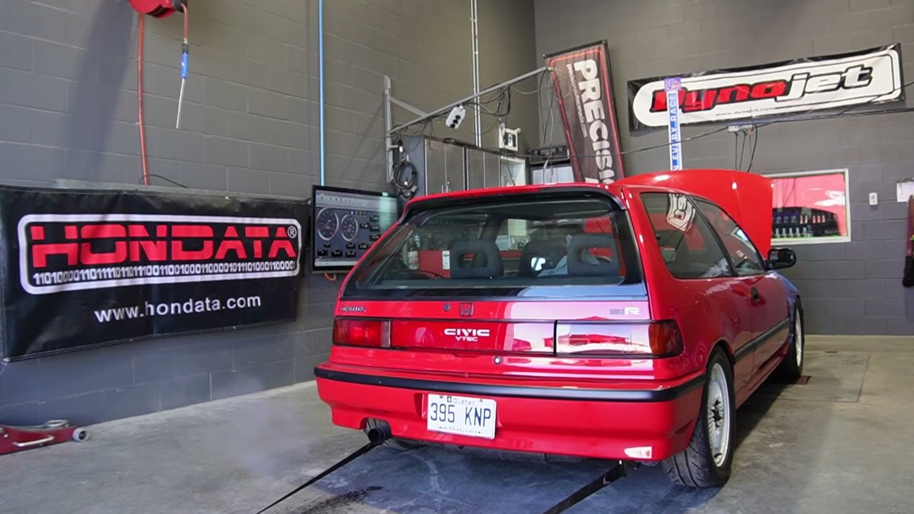 Civic 1991 b18cR dyno tuning Honda