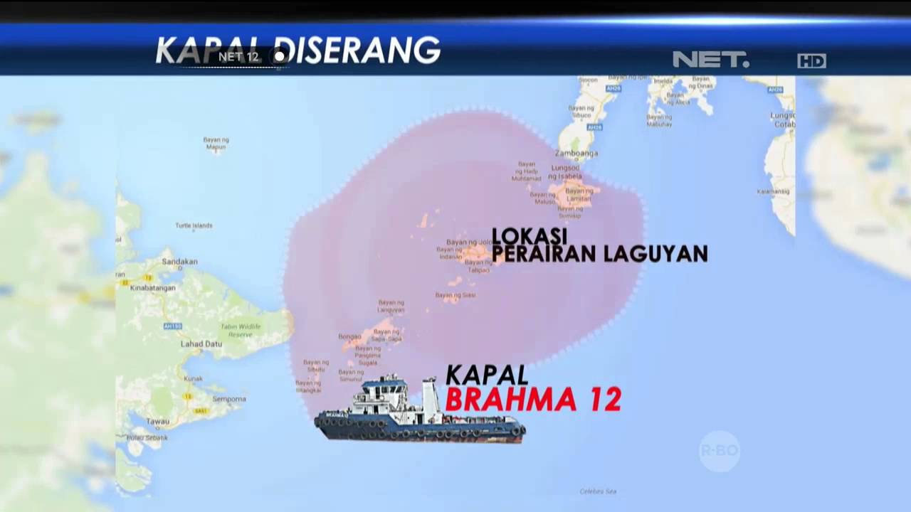 Kapal Brahma 12 Asal Indonesia Dibajak Kelompok Abu Sayyaf di Perairan Filipina - NET12