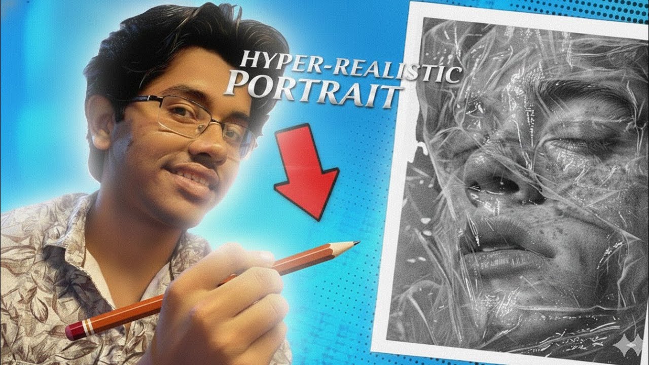 Hyper Realistic sketch 😱🔥 | 🔴LIVE DRAWING