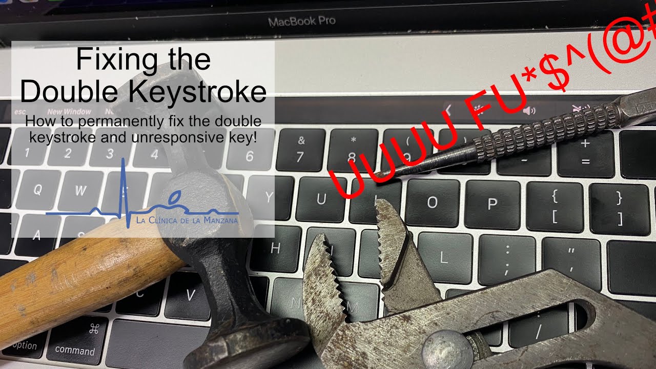 How to Solve the Double Keystroke issue - Butter Fly Keyboards MacBook Pro 2016 - 2019