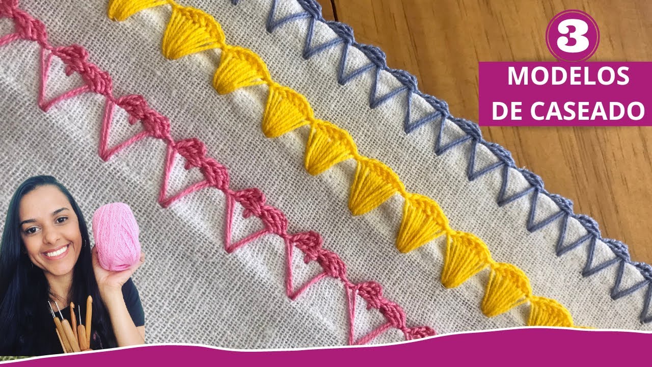 3 MODELOS DE CASEADO #crochepassoapasso