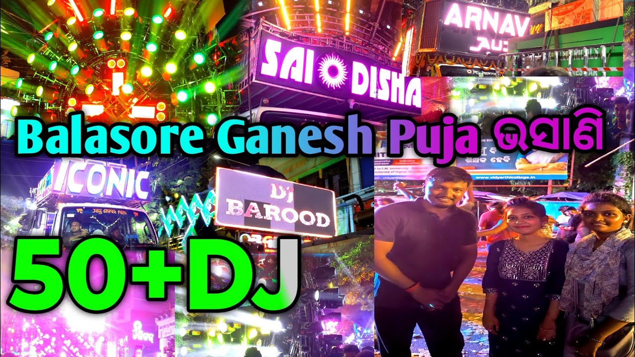 Balasore Ganesh Puja Procession🥹🙏50+DJ@abhiayu750 #balasore #ganeshpujabhasani #procession #dj 