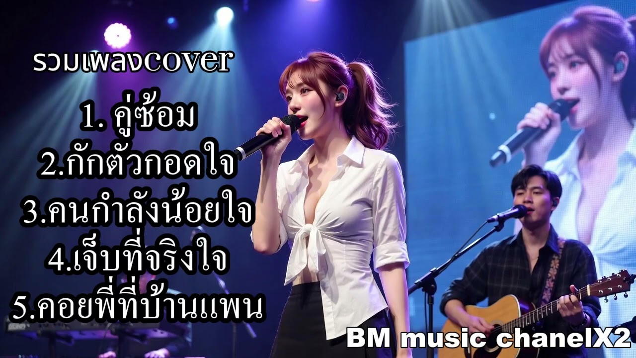 รวมเพลงcover เพราะๆ | คู่ช้อม - กักตัวกอดใจ - คนกำลังน้อยใจ | BM music channelX2 