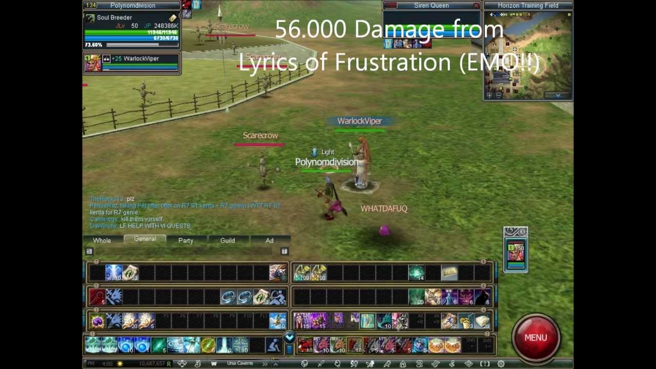 Rappelz: Testing S5 Siren on a Soul Breeder [Stage 5 Pet]