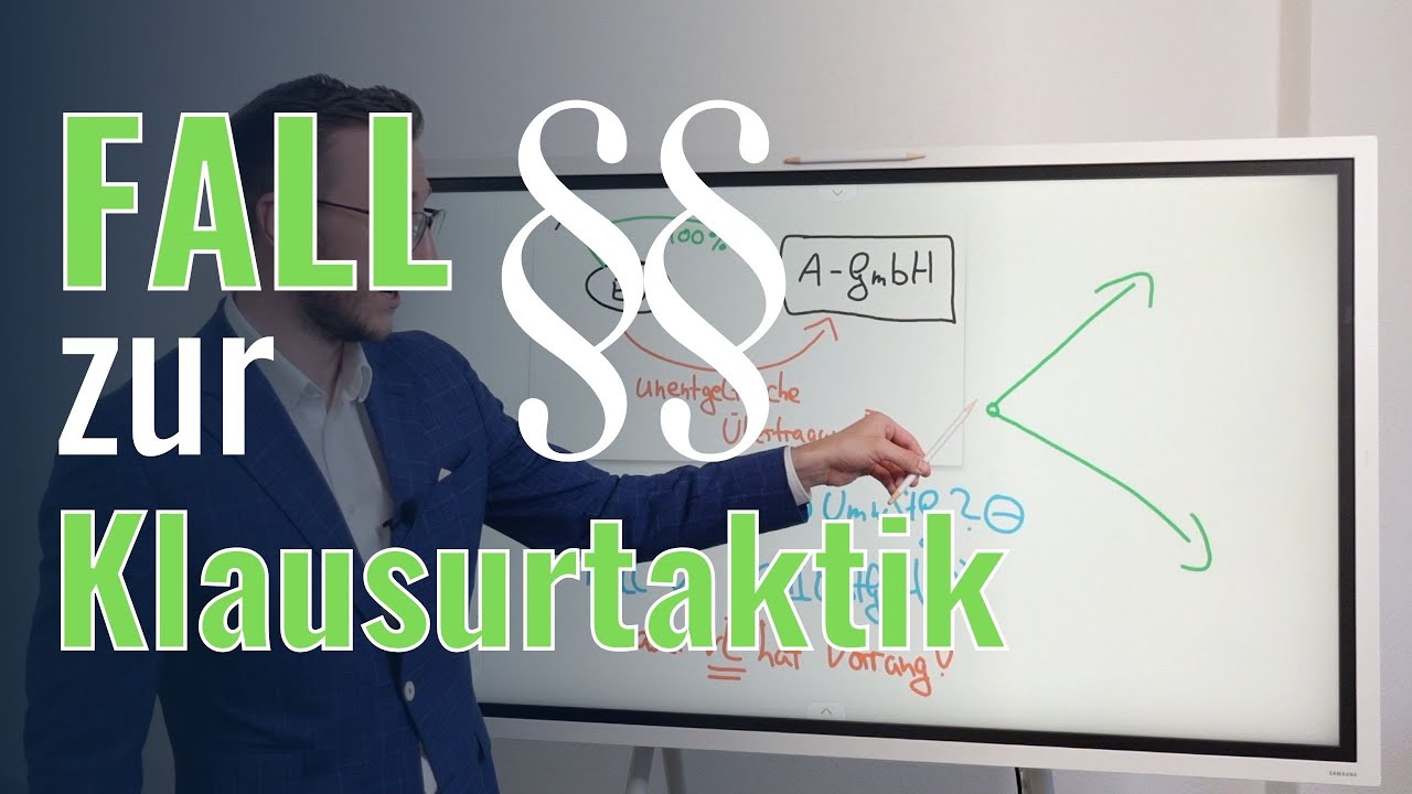 Fall zur Klausurtaktik - Steuerberaterpr&uuml;fung